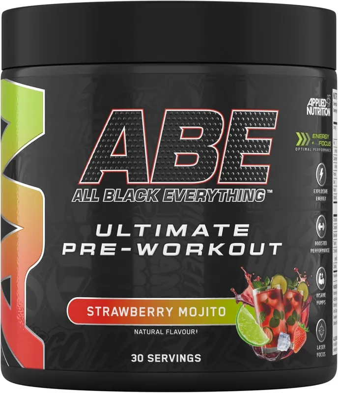 ABE Pre Workout Powder - Strawberry Mojito - 30 Servings