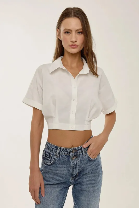 Short Sleeve Crop Shirt - Hiccup