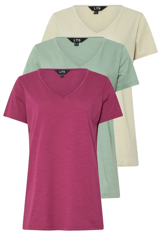 Tall 3 Pack V-Neck T-Shirts