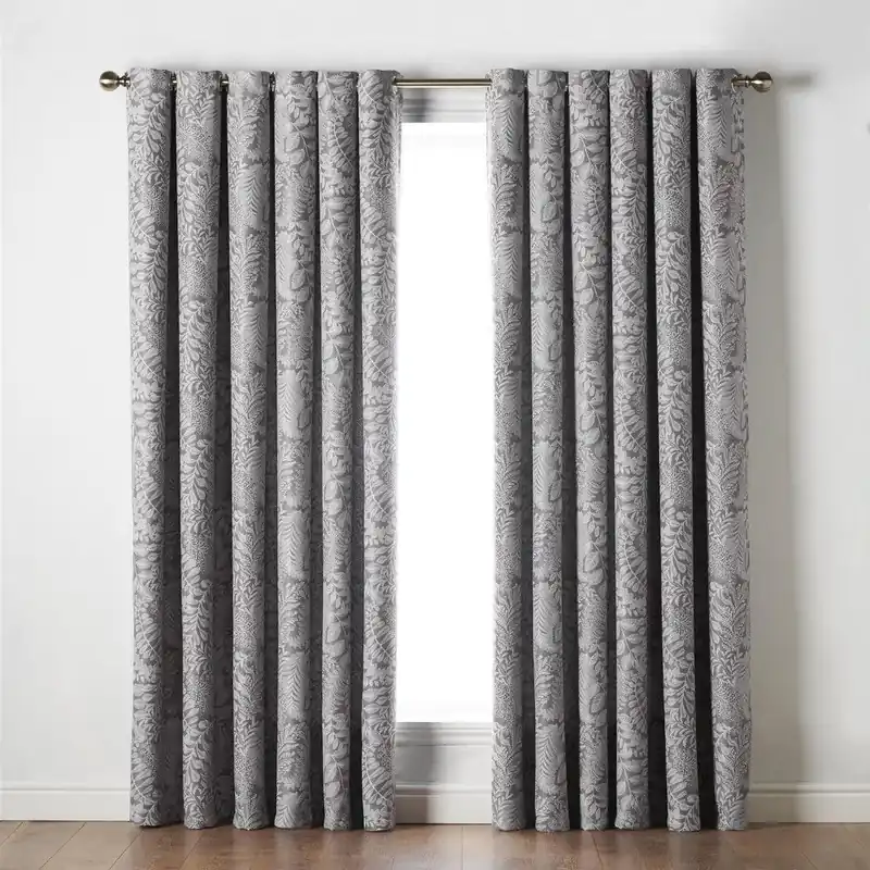 Ferndown Blackout Curtains Thermal Efficient Ring Top Header - Alan Symonds