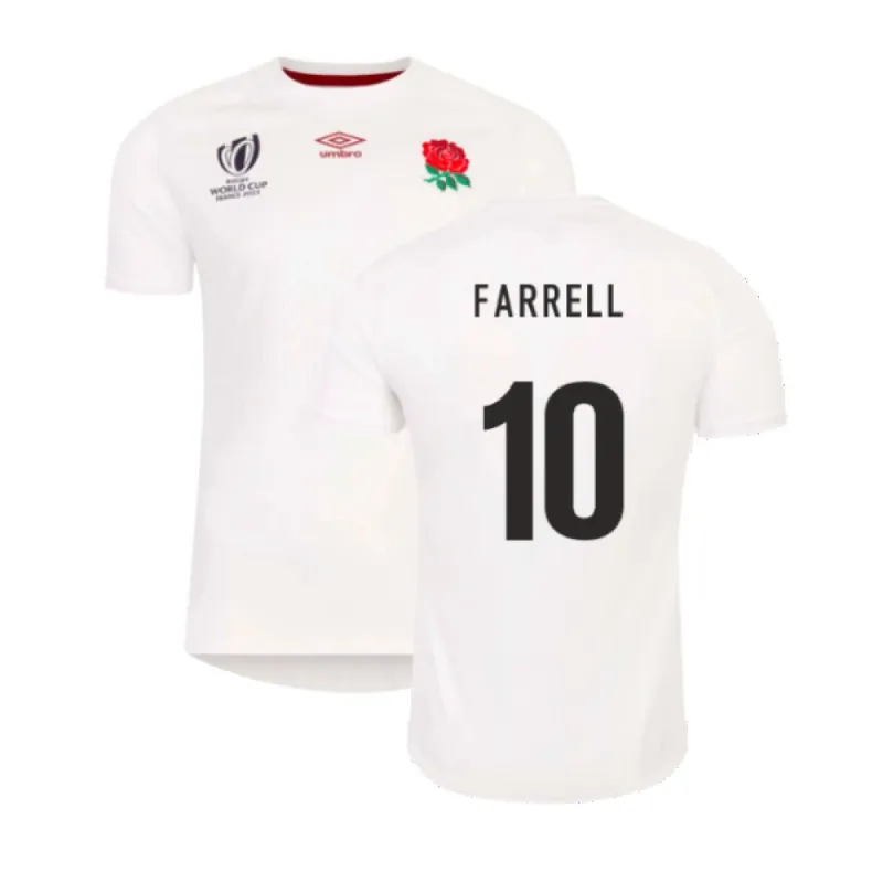 Mens Rwc 2023 Home Replica Rugby Shirt - Farrell 10