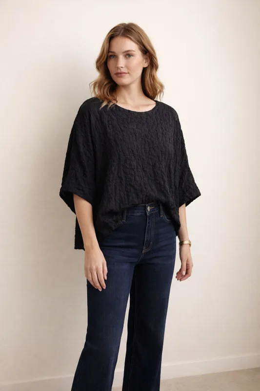 Black Lace Top - Blue Vanilla