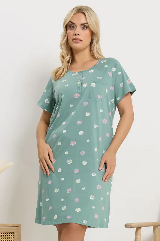 Daisy Placket Nightdress - Yours