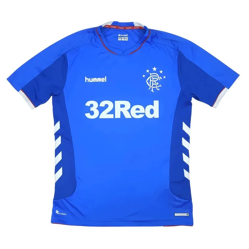 Preloved Mens 2018 19 Home Shirt Excellent - Rangers FC