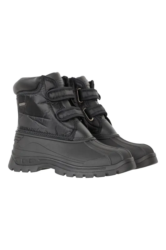 Grit' Cushioned Waterproof Touch Strap Short Muck Hiking Boots - Mountain Warehouse