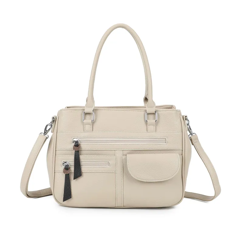 Spacious Multi Pocket Practical Crossbody Bag - Kitise