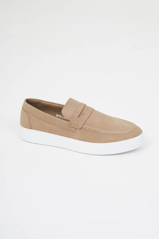 Faux Suede Loafers - Brave Soul
