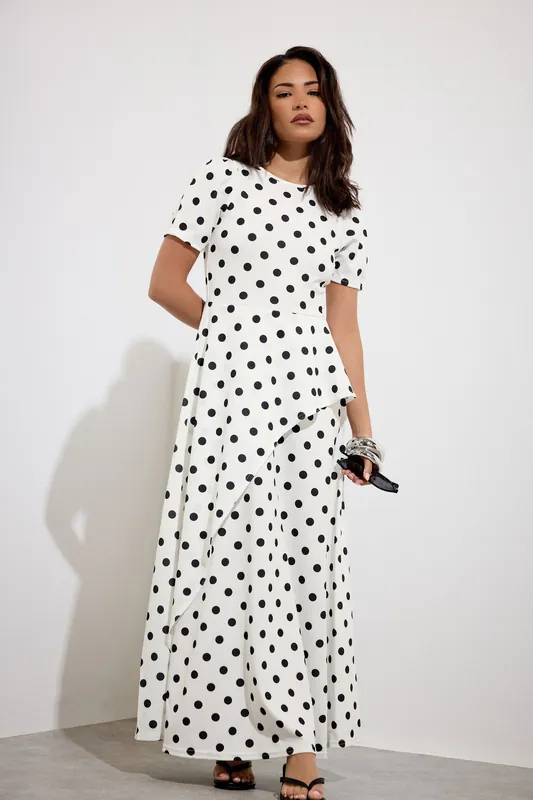 Petite Spot Maxi Dress - PixieGirl