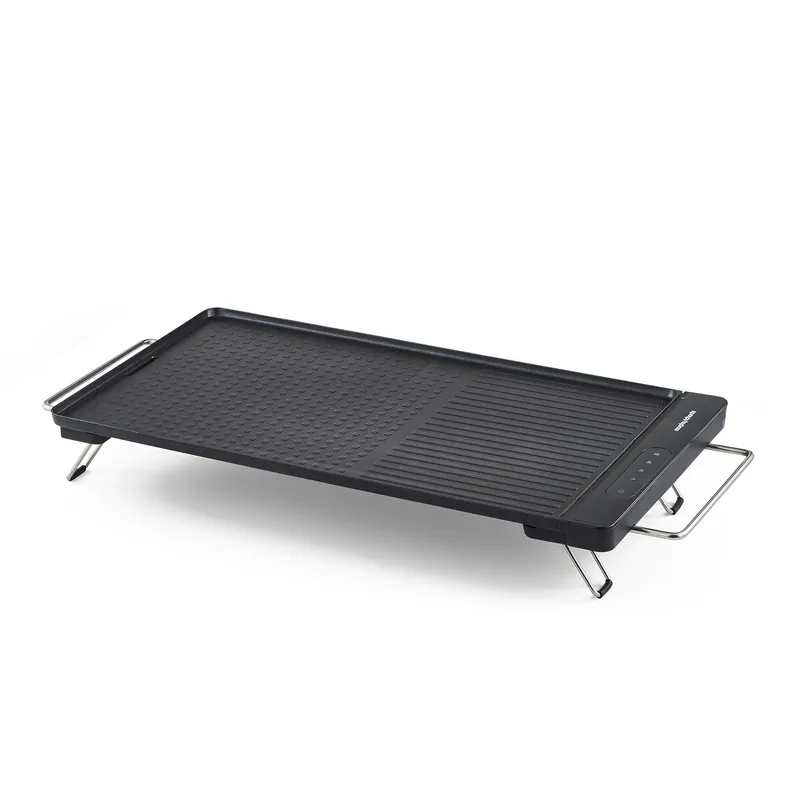 Tabletop Electric teppanyaki Griddle BBQ Hot Plate 52 x 28CM - Morphy Richards