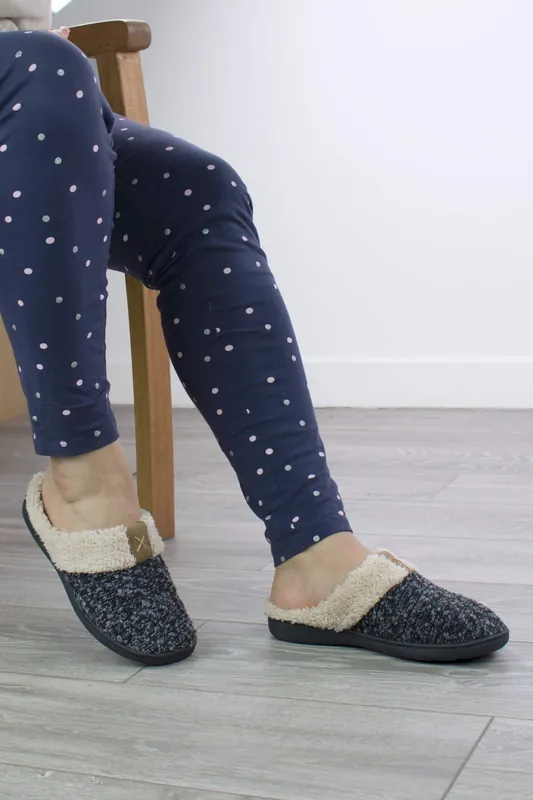 Faux Fur Lined Cosy Winter Slippers - AJVANI