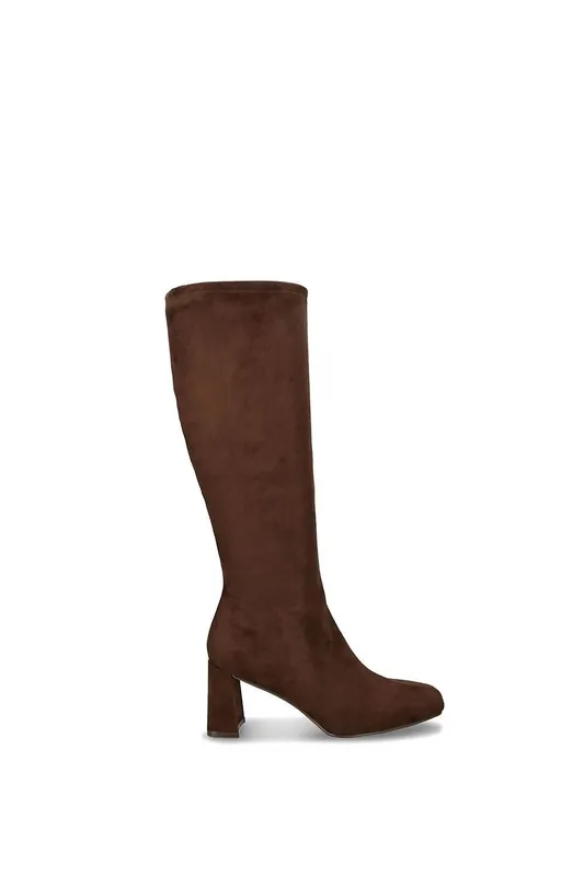 Holly Brown Suede' Suede Boots - STEVE MADDEN