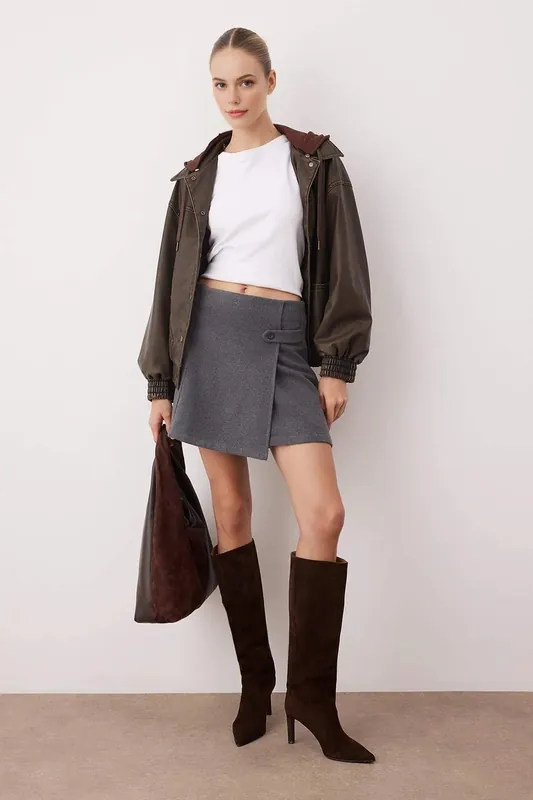 Woven Mini Skirt - WOVCOR