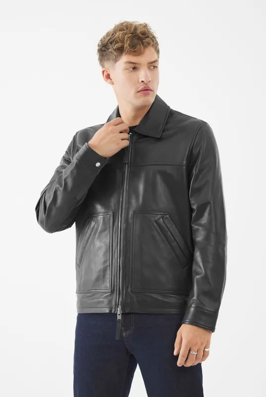Real Leather Elias Jacket - Bolongaro Trevor
