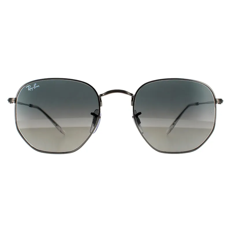 Square Gunmetal Dark Grey Gradient Sunglasses - Ray-Ban