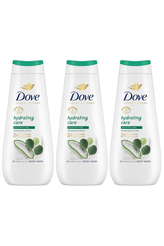 'Body Wash' Hydrating Care 24H Renewing Micromoisture, 3x 400ml - Dove