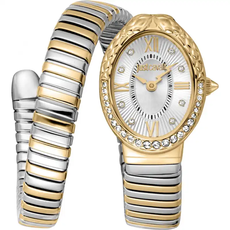 JC1L390M0055 Signature Snake 22mm Quartz Watch - Just Cavalli