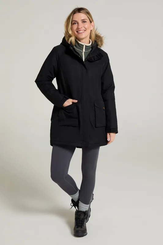 Tarka Winter Jacket Water Resistant Warm Coat - Mountain Warehouse