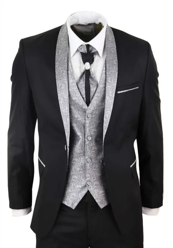 4 Piece Tailored Wedding Suit - Infinity Leather