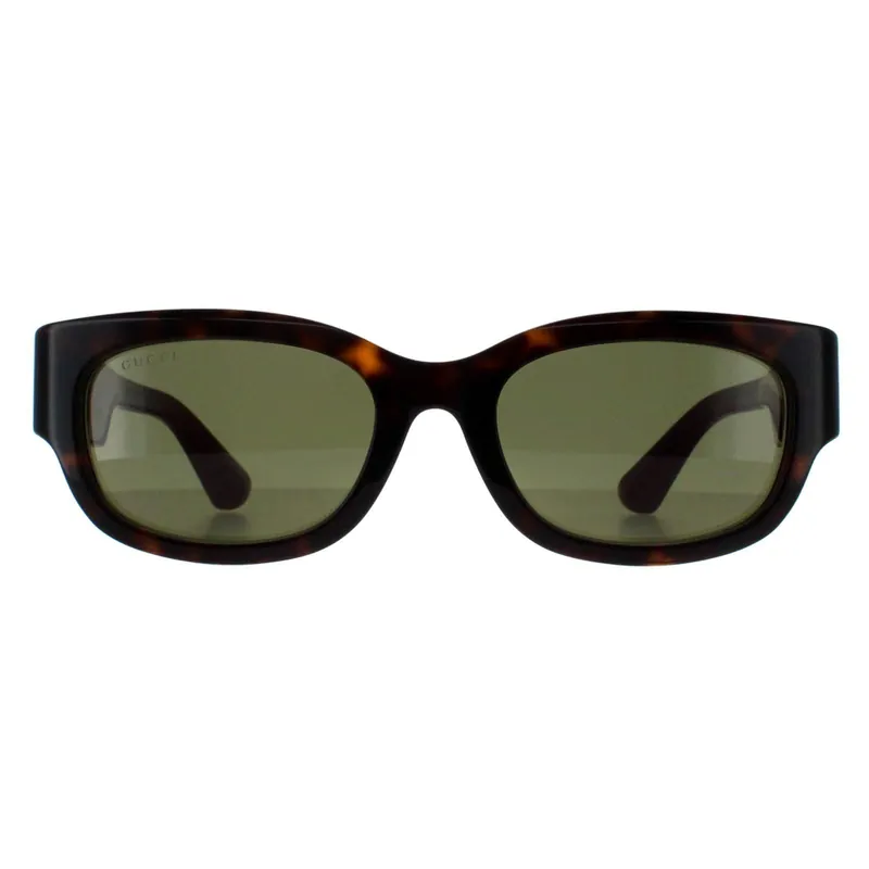 Square Havana with Green and Red Green GG1667SK - Gucci