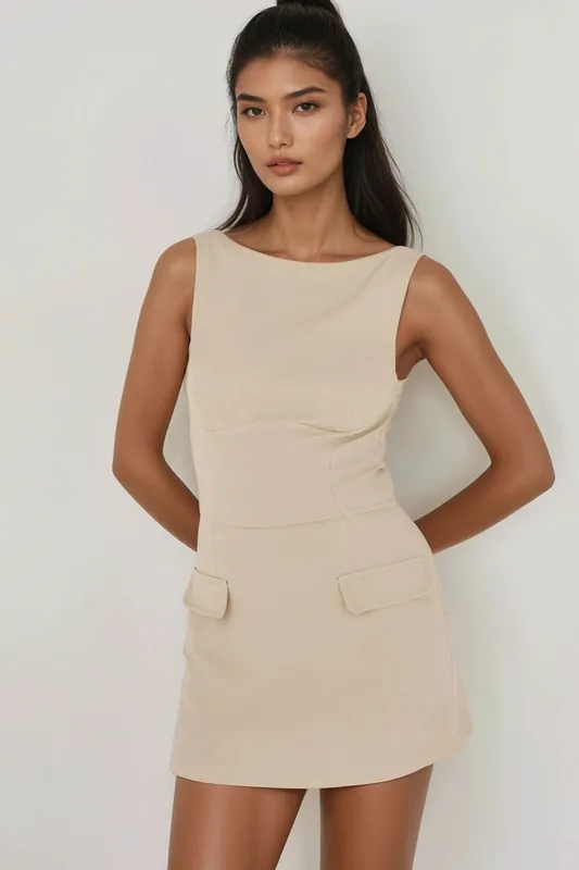 Fitted Mini Dress with Shorts - Hiccup