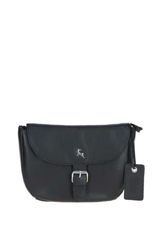 'Limerick' Real Leather Flap Crossbody Bag - Ashwood Leather