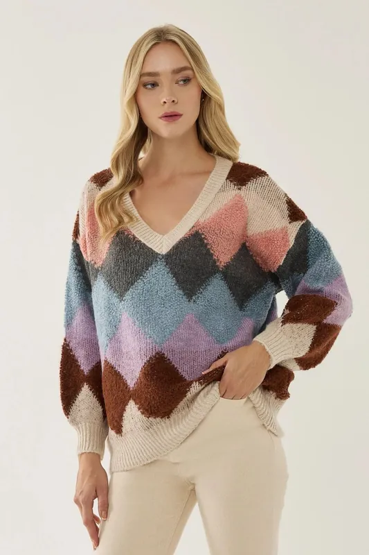 Oversized Knit Sweater - Hiccup