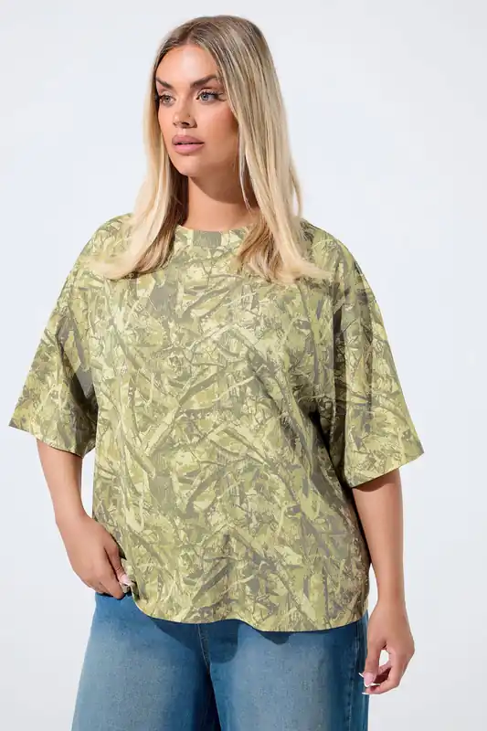 Camo Print T-Shirt
