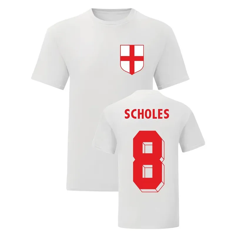 Mens Paul Scholes National Hero Tee - England