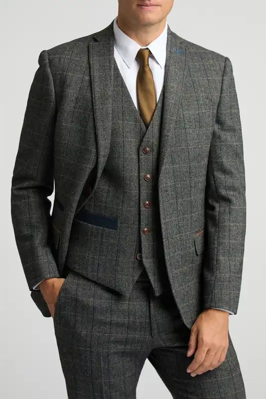 Emerson Oliver Herringbone Jacket - Antique Rogue