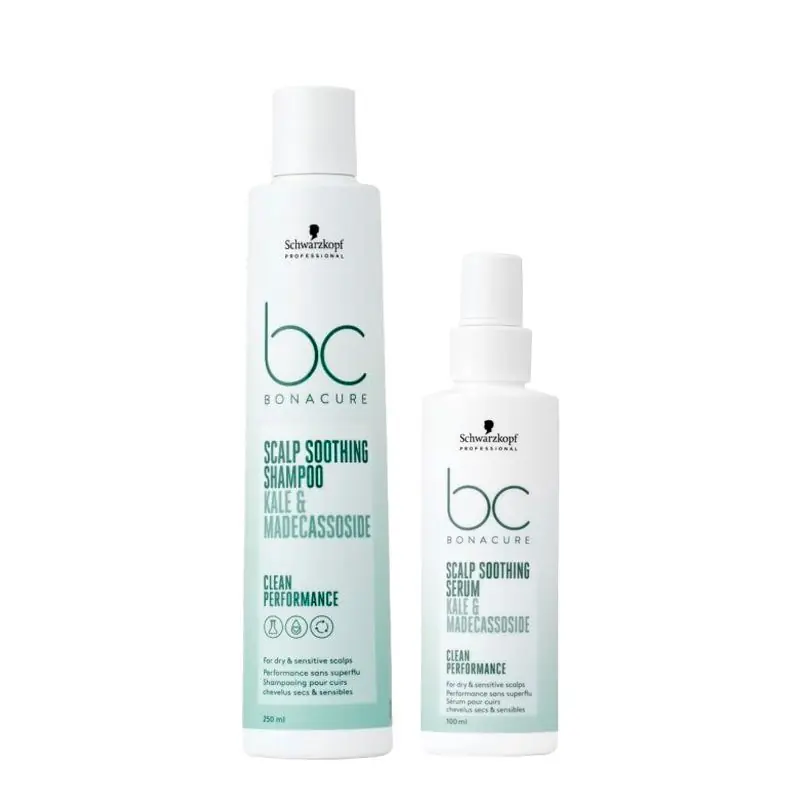 BC Bonacure Scalp Soothing Shampoo 250ml & BC Bonacure Scalp Soothing Hair Serum 100ml Duo - Schwarzkopf