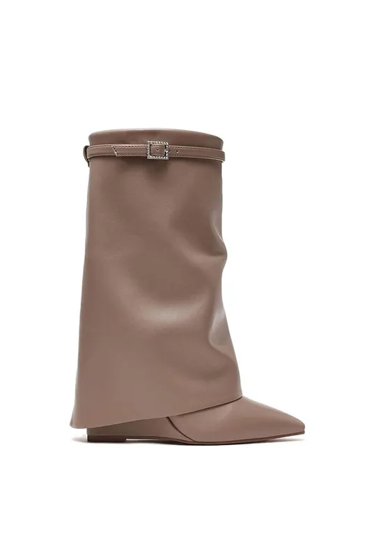 Shocker Boot Taupe' Boots - STEVE MADDEN