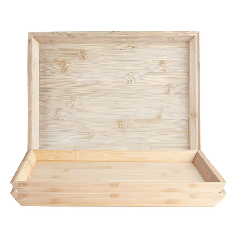 Bamboo Serving Tray 33 x 25cm Pack of 6 - Argon Tableware