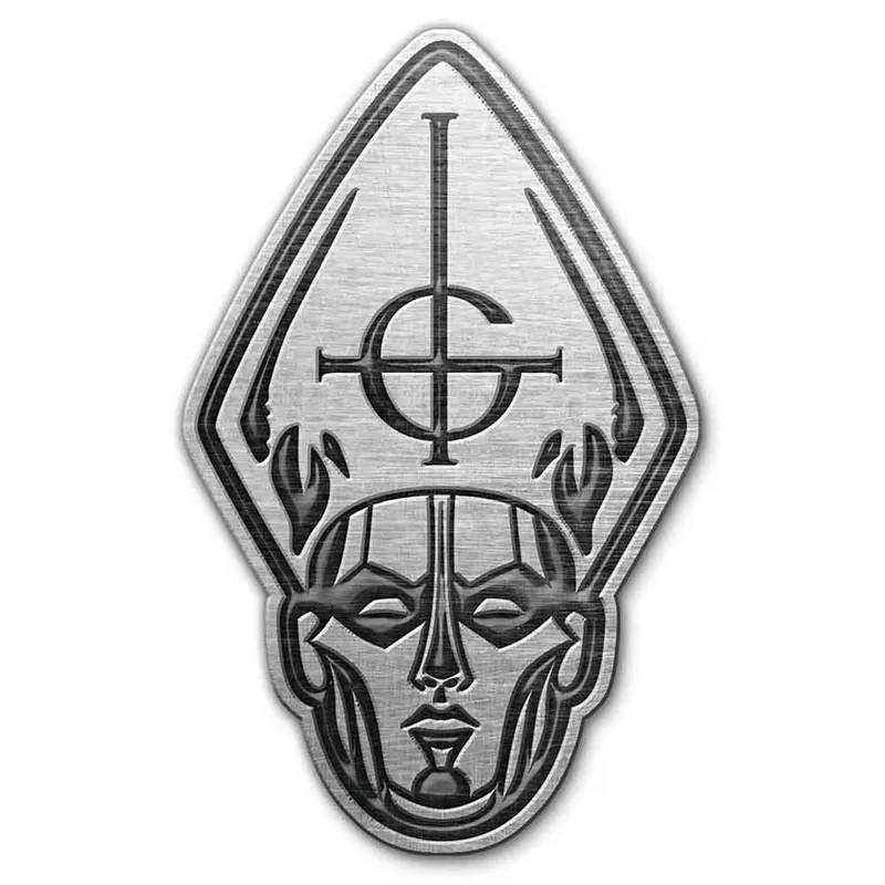 Papa Head Pin Badge - Ghost