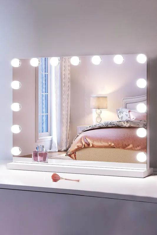 Touch Control Hollywood Wall-Mountable Makeup Vanity Mirror With LED Light