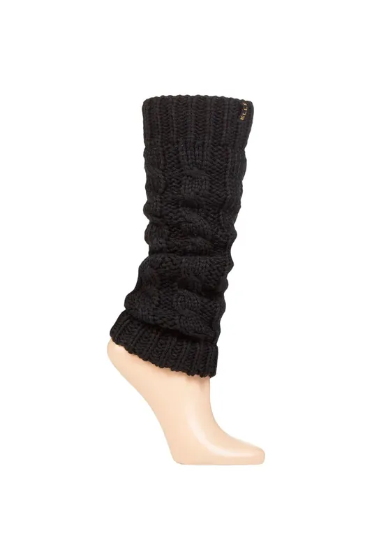 1 Pair Chunky Cable Knit Leg Warmers - ELLE