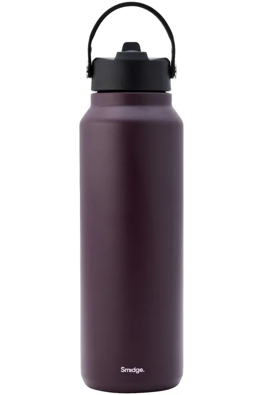 Reusable Stainless Steel Water Bottle 1.2L - Autumn Berry