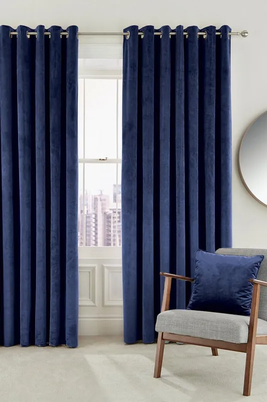 'Escala' Woven Lined Curtains - Helena Springfield