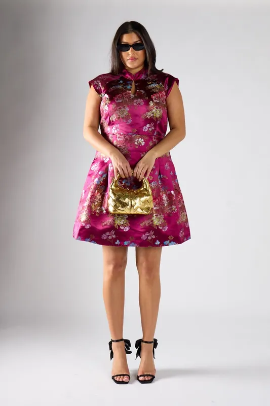 Cheongsam Style Mni Dress - Shnoo