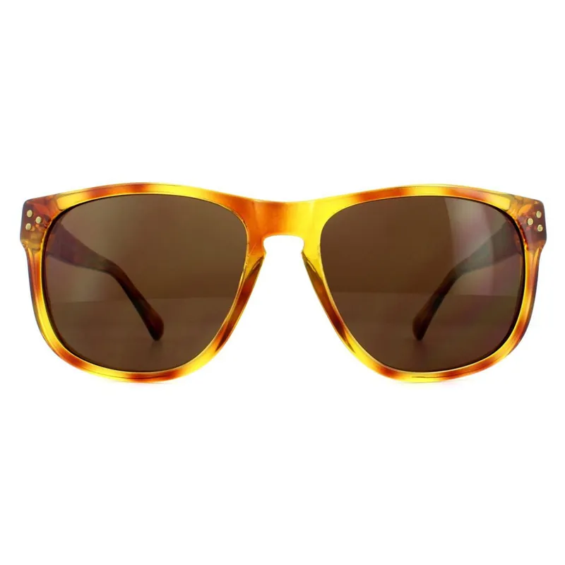 Rectangle Blonde Havana Brown Gradient Sunglasses - Guess