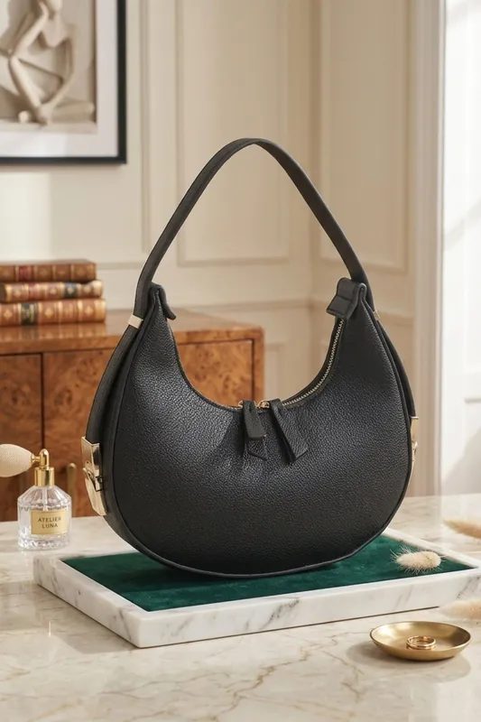 Crescent Shoulder Bag - Femme Luxe