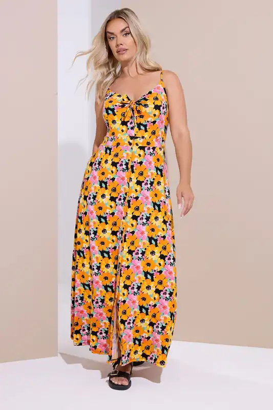 Floral Print Maxi Dress - Yours