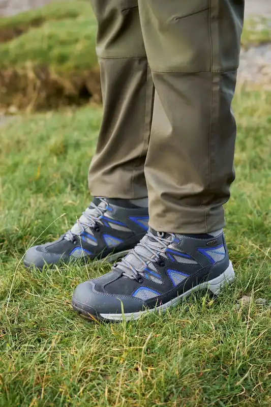 Rapid' Waterproof Breathable Cushioned Non Slip Grip Hiking Boots - Mountain Warehouse