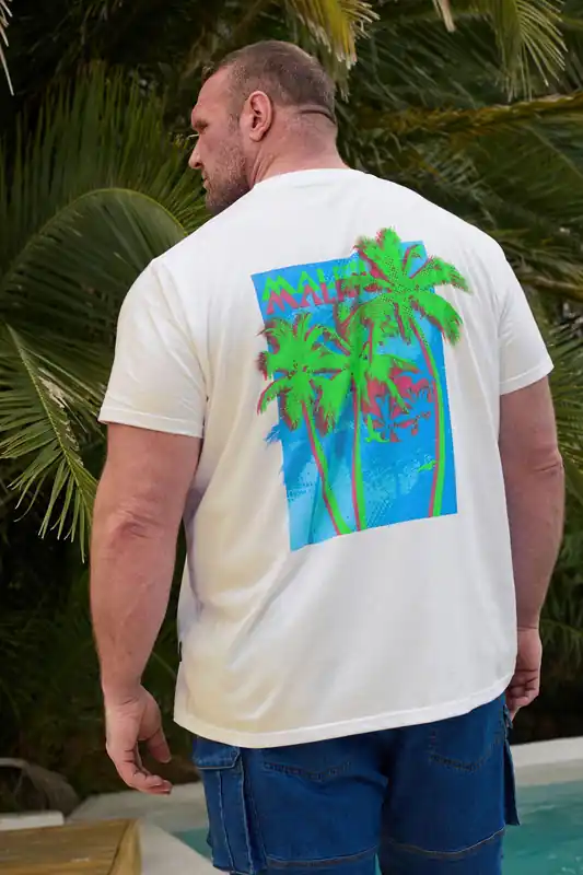 Malibu' Graphic Print T-Shirt