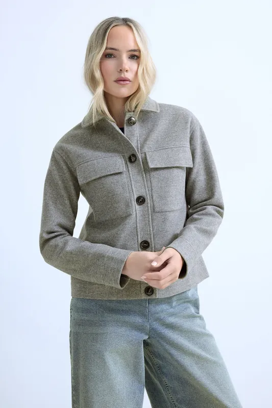 Tall Brushed Trucker Jacket - Long Tall Sally