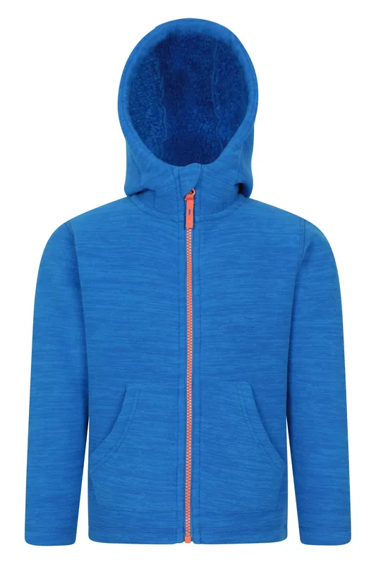 Snowdonia 2' Soft Warm Comfortable Fully Borg Lined Zip Up Hoodie - Mountain Warehouse