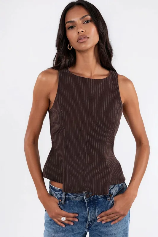 Sleeveless Peplum Top - Hiccup
