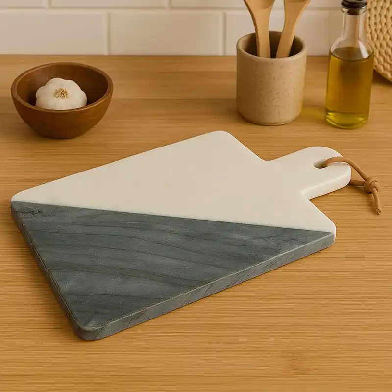 Harlequin White And Grey Marble Paddle Board - Orsina