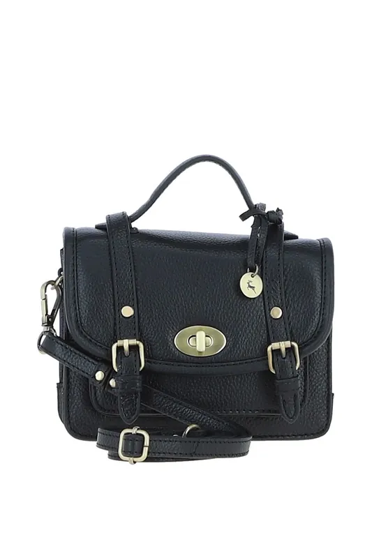 Stylish Real Leather Small Satchel Bag - Ashwood Leather