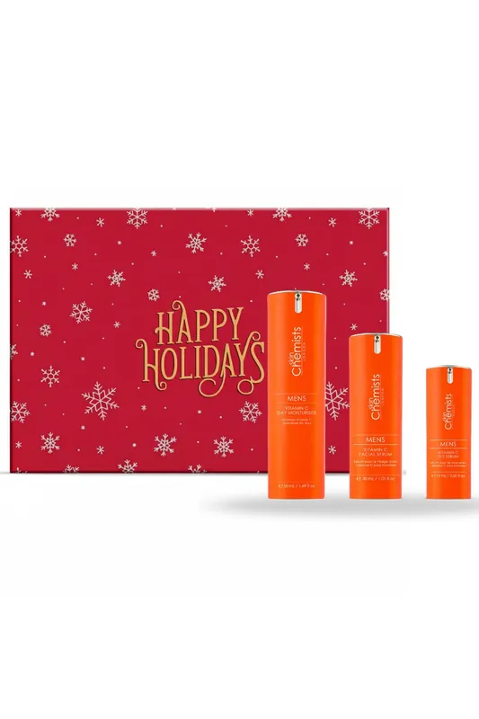 Men's Anti-Ageing Vitamin C Wake Up Routine for Brightening and Radiance