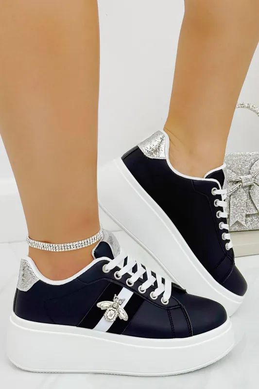 Crystal Deluxe Queen Bee Chunky Trainers - Love Lemonade